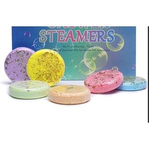 Fitheaven Shower Steamers Gift Set of 6 Fizzies Lavender Rose Orange Aromatherap